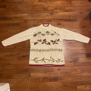 Cozy & Festive Holiday/Christmas Mistletoe Sweater
